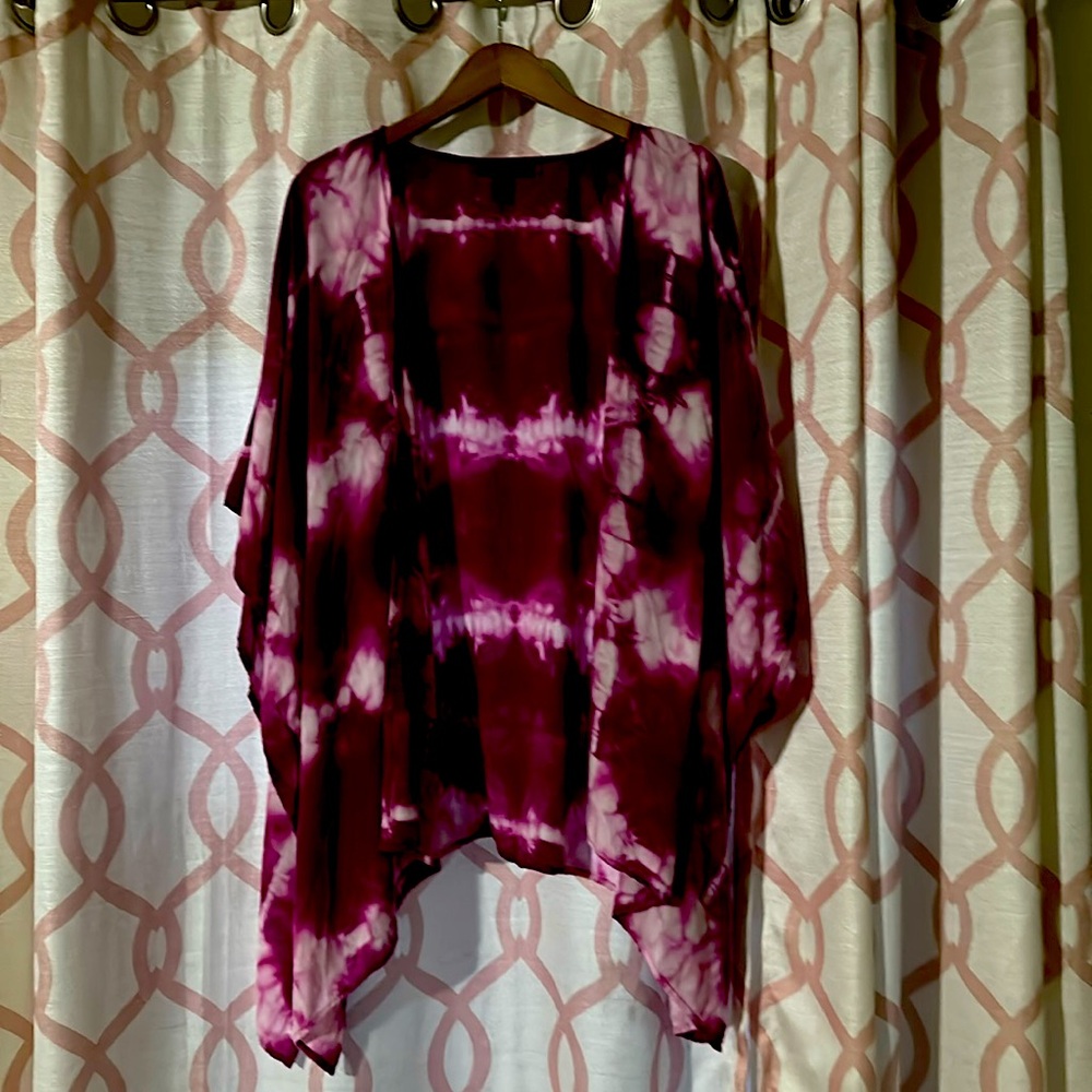 Lane Bryant tie-dye cover-up